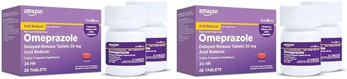 Vista 9 de Amazon Basic Care Omeprazol Comprimidos de liberación retardada de 20 mg, reductor de ácido, 14 unidades (el embalaje puede variar)