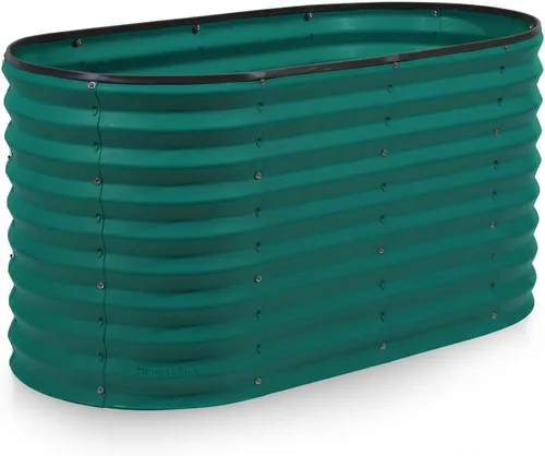 Vista 20 de Plant & Plot Camas de jardín elevadas galvanizadas para exteriores/ Jardinera elevada de 4 x 2 x 2 pies para jardinería, verduras, flores, caja
