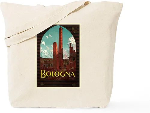 Vista 13 de CafePress Positano, Italia Tote Bag Bolsa de compras de lona beige reutilizable, Caqui, S