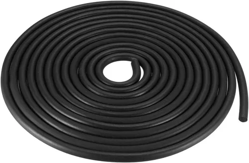 Vista 6 de uxcell Tira de goma de espuma de sellado de 0.118 in de diámetro 16.4 ft de largo, color negro