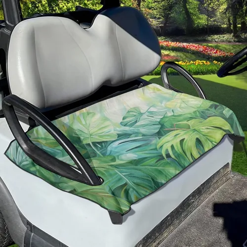 Vista 38 de Fundas universales para asiento de carrito de golf, suaves y cómodas, protección para todo tipo de clima, funda para carrito de golf para 2