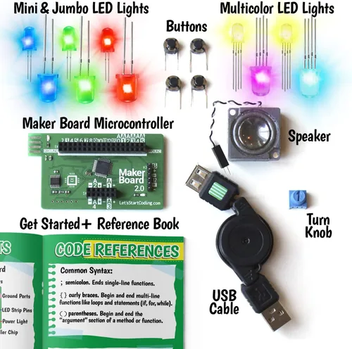 Vista 4 de Kit base de codificación de computadora para niños de 8 a 12 años y adolescentes para aprender código y electrónica. Gran regalo STEM para niños