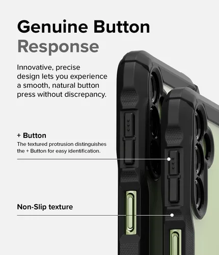 Vista 9 de Ringke Fusion-X [revestimiento dual antiarañazos] compatible con Samsung Galaxy A14 (4G y 5G), parachoques aumentado transparente, parte trasera