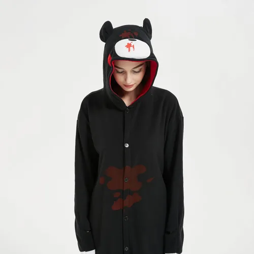 Vista 7 de MAJ&COS Onesies Bear Animal Adult Pajamas Halloween Cosplay Costume Unisex Onesie for Men Women