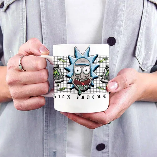 Vista 52 de Trend Setters Friends the Television Show – 25 años – Mercancía oficial – Taza de café o té de cerámica blanca de 11 onzas – perfecta para regalar