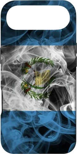 Vista 27 de Smoke Guatemala Flag - Funda para iPhone 17 con diseño de nube de orgullo ahumado