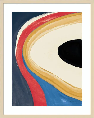 Vista 11 de Amanti Art Framed Wall Art Print 21x17 In the Groove II Retro by Danhui Nai, Abstract Wall Art, Modern Contemporary Decor, Small Poster Painting