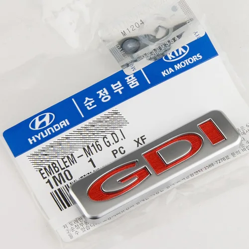 Vista 3 de Emblema original OEM Hyundai Kia GDI para Optima, Sonata y Elantra - 86317-1M300