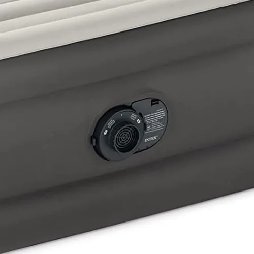 Vista 7 de INTEX Colchón de aire doble, cama inflable de lujo TruAire de 18 pulgadas con bomba incorporada
