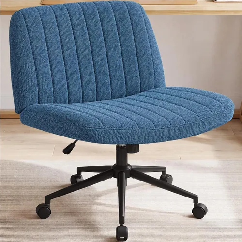 Vista 10 de OLIXIS Silla cruzada con ruedas, silla de tocador, escritorio de oficina en multicolor/fantasía (Inky)
