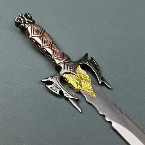 Vista 7 de Espada corta Fantasy Darkness de 17 y 10 pulgadas. Espada corta de hoja fija. Para colecciones, regalos