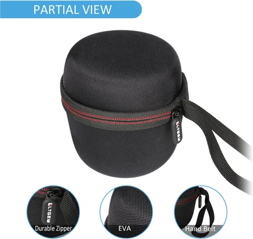 Vista 2 de LTGEM - Funda compatible con Ultimate Ears WONDERBOOM 4 / Play / 3/2 altavoz portátil impermeable, color negro