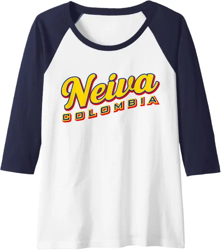Vista 12 de Camiseta de béisbol raglán Neiva Colombia