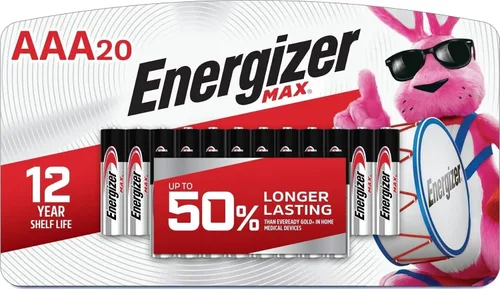 Vista 9 de Energizer MAX - Baterías AAA (paquete de 20), pilas alcalinas triple A