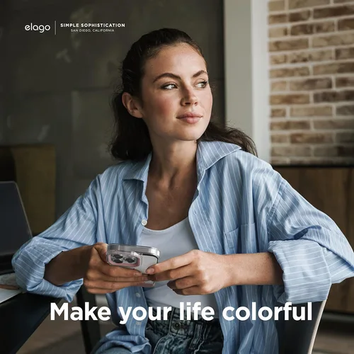 Vista 3 de elago Funda Glide Armor diseñada para iPhone 14 Pro Max, protección contra caídas, funda protectora de TPU a prueba de golpes, piezas mejoradas a