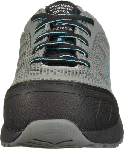 Vista 2 de Skechers Bulklin-Lyndale - Zapatos industriales para mujer, Gris