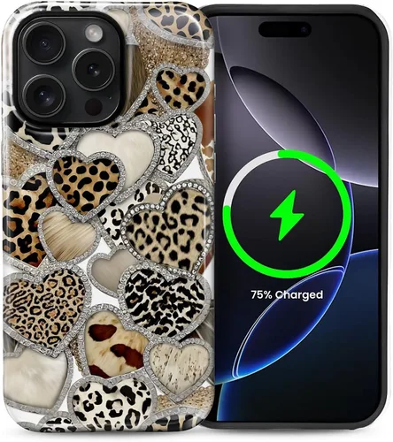 Vista 72 de Funda Compatible con iPhone 13/14 [Compatible con MagSafe] Protección de Doble Capa de Cáscara Dura Híbrida, Funda Magnética Protectora a Prueba