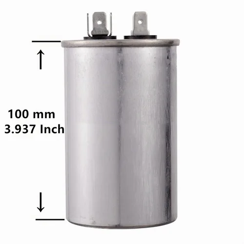 Vista 3 de Bojack 40 uF 370V 450V AC CBB65 Condensador Redondo de Arranque del Motor y Ventilador 40 MFD 10000AFC