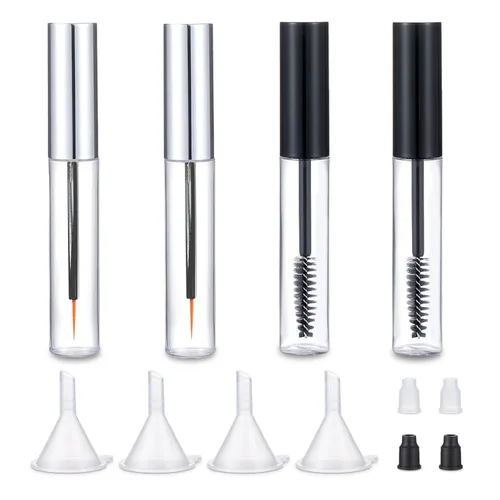 Vista 9 de Tubo de rímel vacío y varita delineador de ojos, tubo de rímel de 0.3 fl oz, botella contenedor de pestañas, tubos vacíos y delineadores de ojos