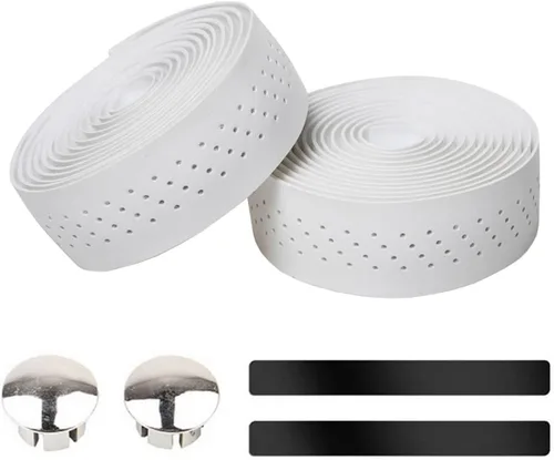 Vista 8 de ESUPPORT Cinta para manillar de bicicleta, cinta de manillar de bicicleta de carretera, cinta de mango de cuero, cintas de agarre cómodas