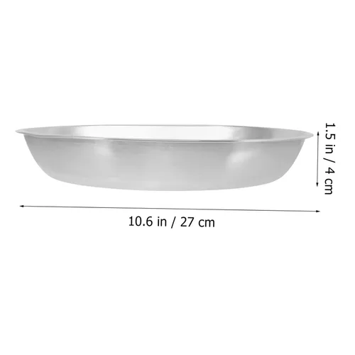 Vista 6 de LABRIMP Bandeja de báscula de acero inoxidable de 11.02 pulgadas, bandeja de pesaje electrónica para partículas de polvo y objetos pequeños, diseño