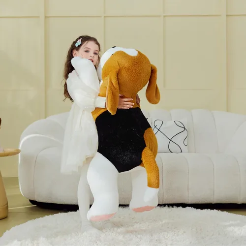 Vista 7 de IKASA Juguete de peluche gigante para perro, cachorro grande y grande, juguetes suaves, tamaño enorme, 30 pulgadas, lindo peluche mullido
