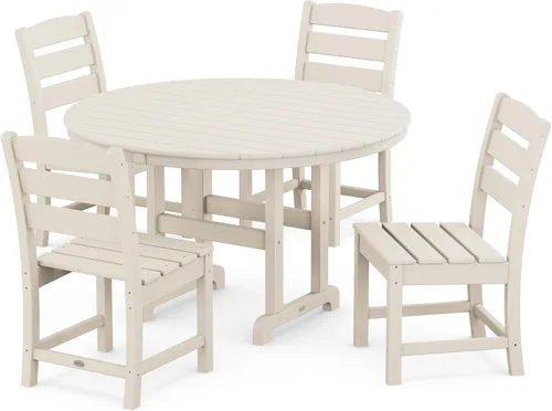 Vista 7 de POLYWOOD® Lakeside - Juego de comedor, color negro