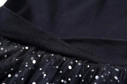 Vista 6 de MdnMd Trajes de bailarina para niñas pequeñas, tutú de ballet con leotardo y falda de bailarina