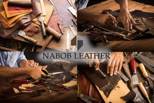 Vista 65 de Monedero clásico a presión, de cuero, para hombre de Nabobb, negro