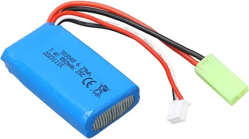Vista 4 de plplaaoo 7.4V 850mAh batería de litio 703048 profesional ligera fuente de alimentación de alto rendimiento para WLToys V912 V262 V333 V353 BQ202 RC