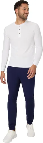 Vista 4 de Hanes Pantalón deportivo de algodón para hombre, pantalones deportivos de punto con bolsillos, pantalones deportivos, puños ceñidos y pierna recta