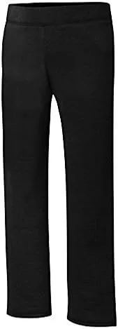 Vista 2 de Hanes Girls' Big ComfortSoft EcoSmart Open Bottom Leg Sweatpants