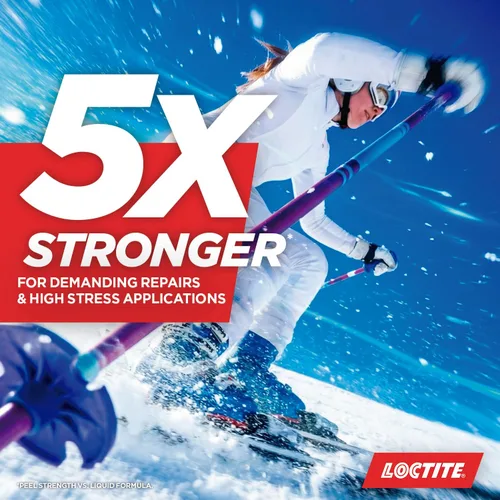 Vista 4 de Loctite Super Glue Power Flex Control, gel flexible de superpegamento, superpegamento con fórmula antigoteo para aplicaciones verticales, pegamento