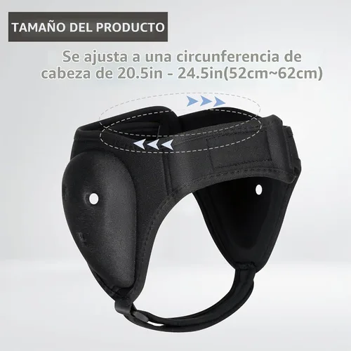 Vista 2 de Casco de lucha para BJJ MMA Jiu Jitsu Protector de Oído Ajustable para Jóvenes Adultos