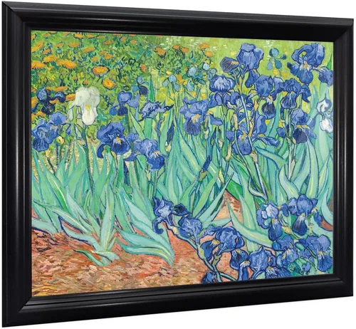Vista 51 de Vincent Van Gogh - Arte de pared enmarcado con diseño de flores de almendra, maravilloso para exhibir en la cocina, el baño o la decoración
