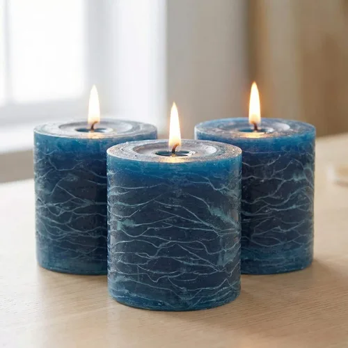 Vista 43 de Richland® Juego de 20 velas de pilar de 2 x 3 pulgadas, color marfil sin perfume