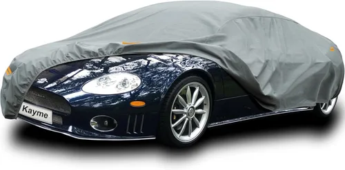 Vista 103 de Kayme Funda de Coche de Servicio Pesado Impermeable para Todo Tipo de Clima, Ajuste Personalizado para Tesla Model S, Cubierta Exterior Completa