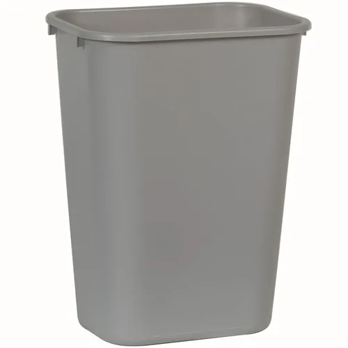Vista 9 de Rubbermaid Commercial Products - Basurero de escritorio de resina plástica Azul