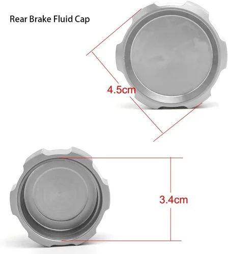 Vista 6 de MOWOK Para YAMAHA YZF R7 YZF-R7 YZFR7 2021 2022 2023 2024 2025 2026 Accesorios de motocicleta Cubierta de depósito de aceite de líquido de freno