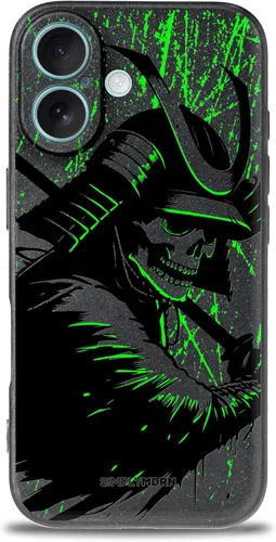 Vista 18 de SIMPLYMDRN Funda delgada para iPhone 12 Pro Max, diseño de guerrero, funda genial para hombres, funda de soldado de combate, delgada y flexible