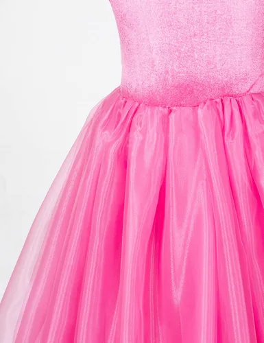 Vista 9 de Disfraz de princesa para niñas, fiesta de cumpleaños con accesorios de 3 a 12 años