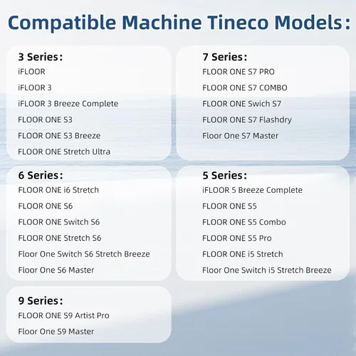 Vista 7 de Paquete de 2 soluciones de limpieza para Tineco Floor ONE S5 /i5 Stretch/i6 Stretch/Stretch S6 /S6 Master /S7 Stretch/S7 Master /S9 Artist/S9 Master