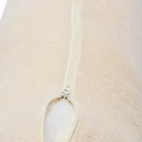 Vista 7 de Main + Mesa Almohada lumbar con borlas de chenilla de algodón, color crema (EC0978)