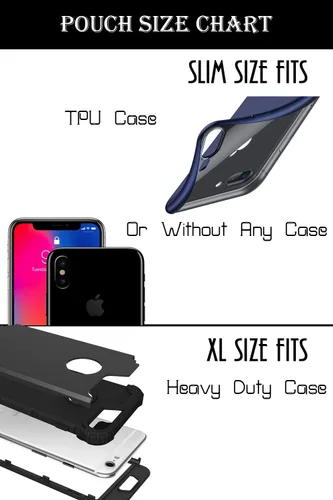 Vista 2 de Funda para Samsung Galaxy S10/S10 Plus; TMAN® - Funda de nailon resistente de lona resistente con clip de cinturón de metal para Samsung Galaxy