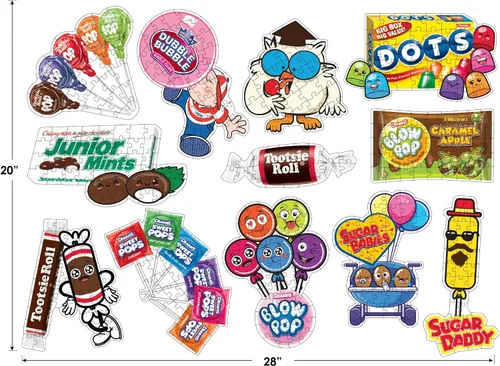 Vista 5 de RoseArt - Mini Shaped Multipack - Tootsie Roll - 500 Piece Jigsaw Puzzle for Adults