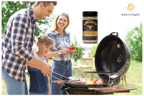 Vista 7 de Kinders condimento Prime Steak con ajo negro y trufa frotado Cero calorías, cero grasa y apto para dieta cetogénica, paquete de 2 de 7.9 onzas