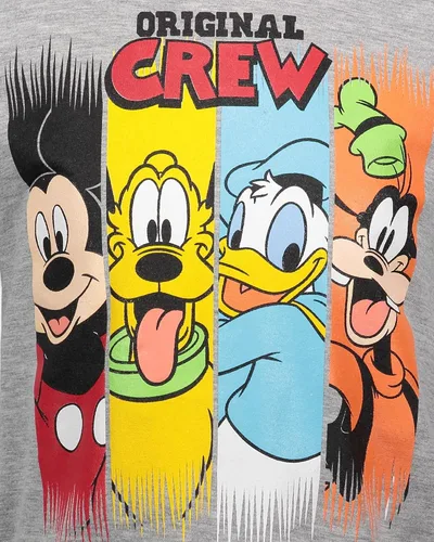 Vista 7 de Disney Mickey Mouse Pixar Toy Story Winnie The Pooh Pixar Cars Lion Guard - Paquete de 2 camisetas para niños pequeños GrisBlanco