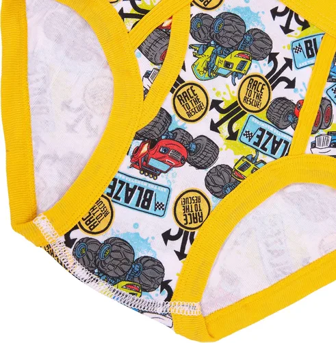 Vista 7 de Ropa interior con licencia para niños Mickey Mouse Blaze Cars Paw Patrol Marvel Toy Story paquete de 8 calzoncillos de tamaño para bebésniños