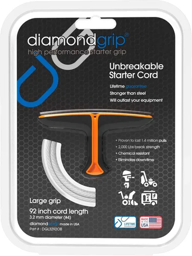 Vista 5 de Diamondcord - Cable de repuesto irrompible para motor de gasolina de 0.110 in x 10 pies