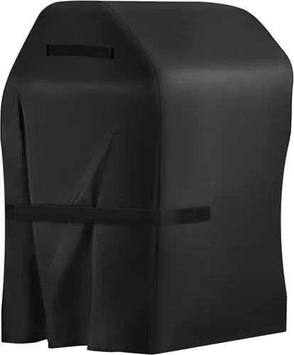 Vista 8 de Funda para Parrilla, 32 Pulgadas Impermeable Resistente a los Rayos UV de Servicio Pesado Funda Pequeña para Parrilla BBQ para Parrilla al Aire
